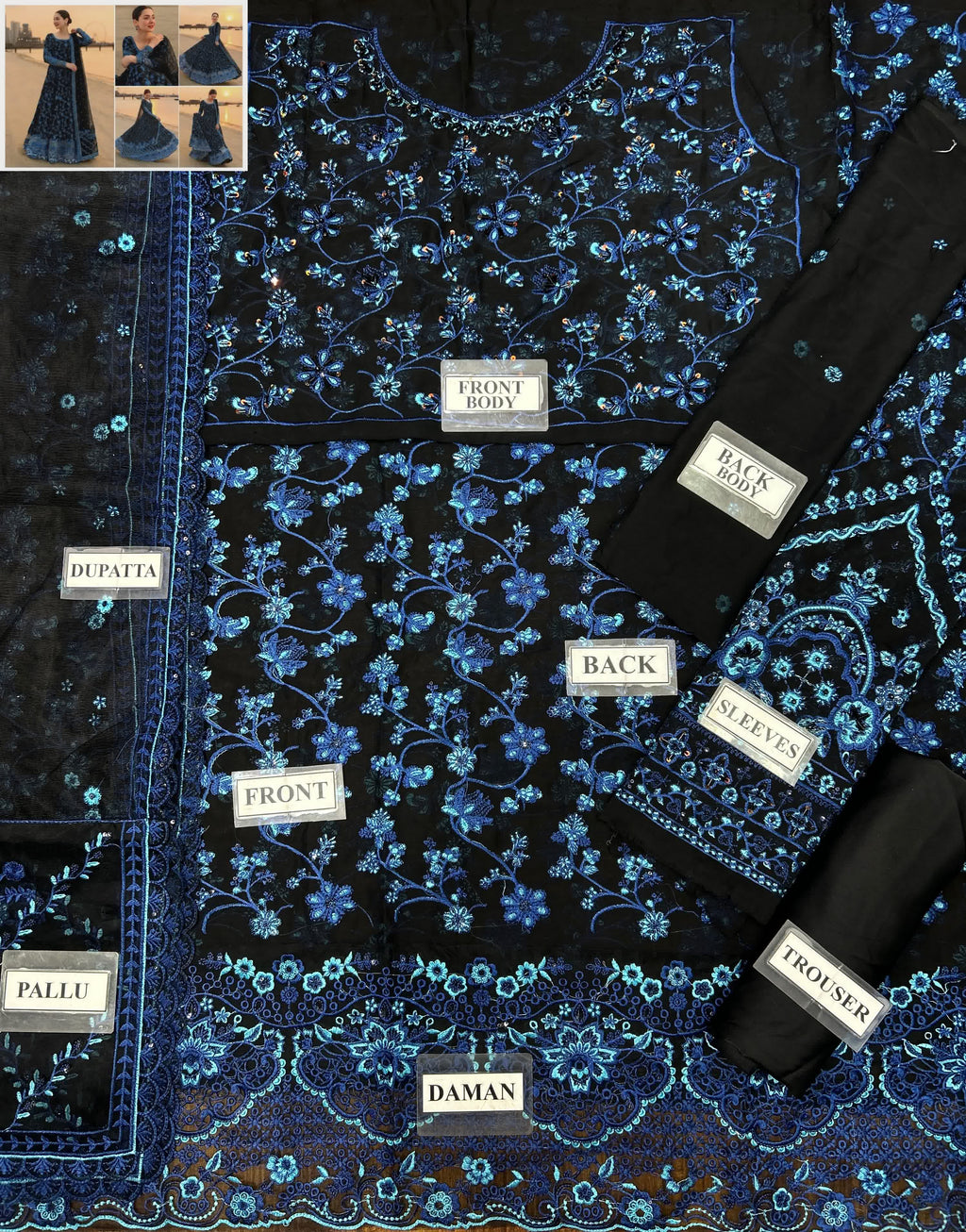 Faiza Saqlain LUXURY CHIFFON FROCK COLLECTION