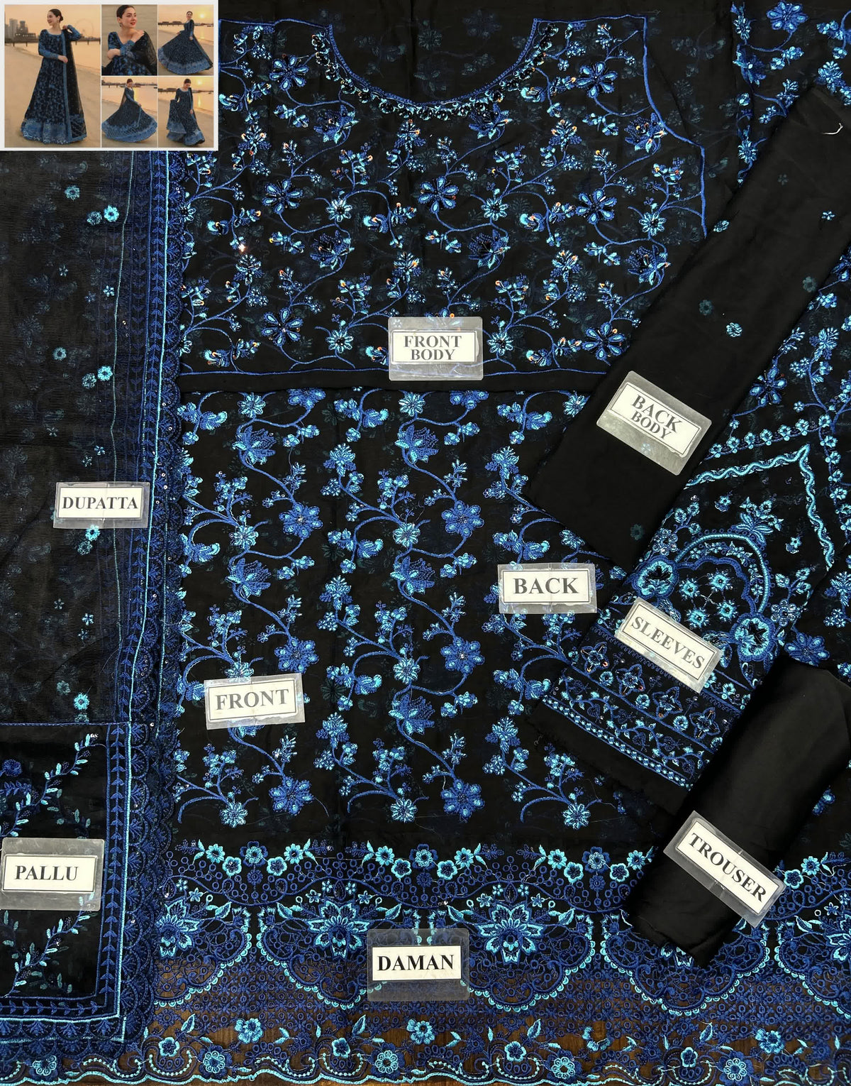 Faiza Saqlain LUXURY CHIFFON FROCK COLLECTION