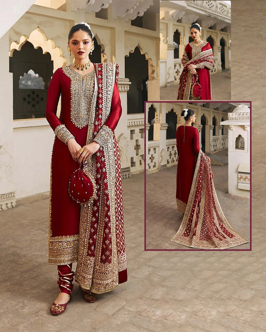 Kanwal Malik Addawork Formal Wedding Collection- Red