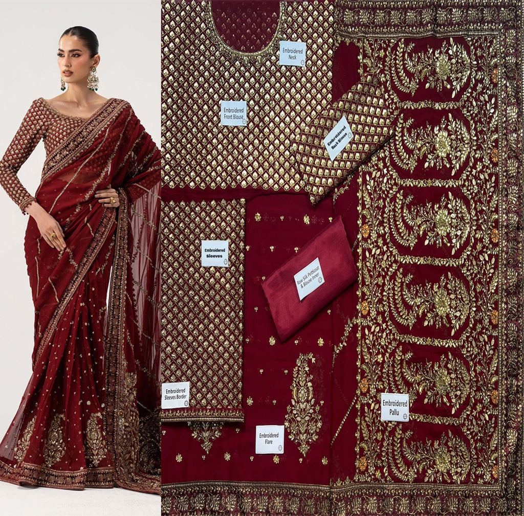 MARIA B LUXURY FORMAL WEDDING SAREE COLLECTION