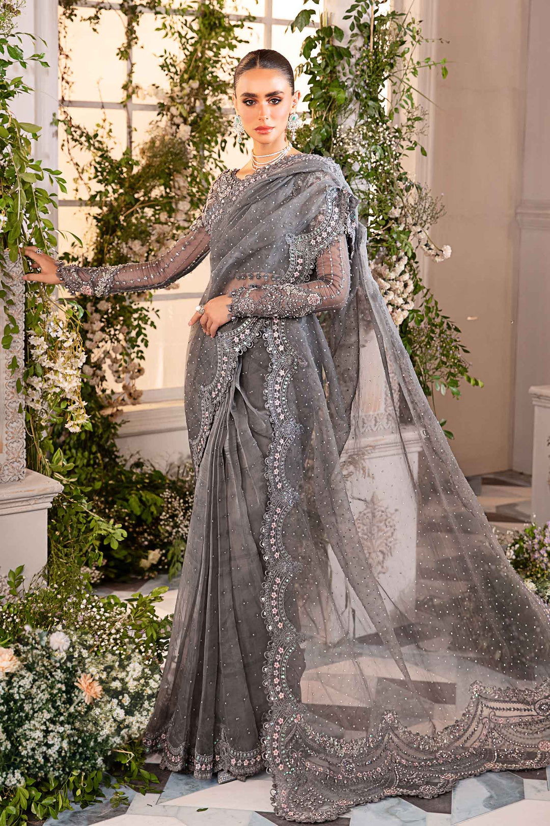 MARIA B SAREE WEDDING COLLECTION 2024