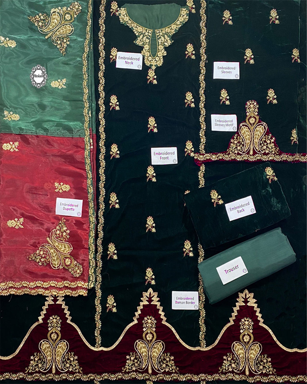 Ansab Jehangir LUXURY FORMAL VELVET WEDDING COLLECTION