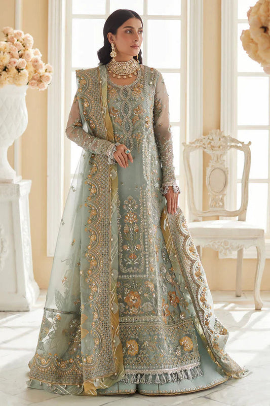 Elaan Embroidered Formal Wedding Collection – Sea Salt