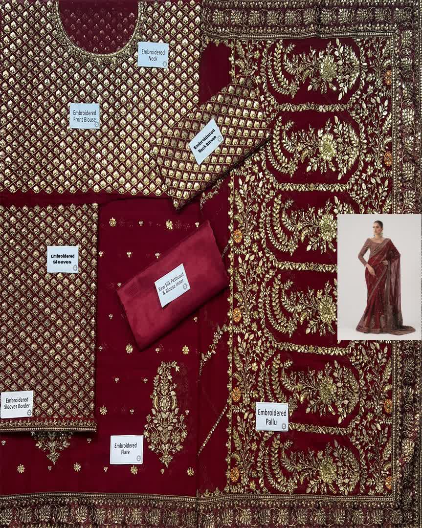 MARIA B LUXURY FORMAL WEDDING SAREE COLLECTION