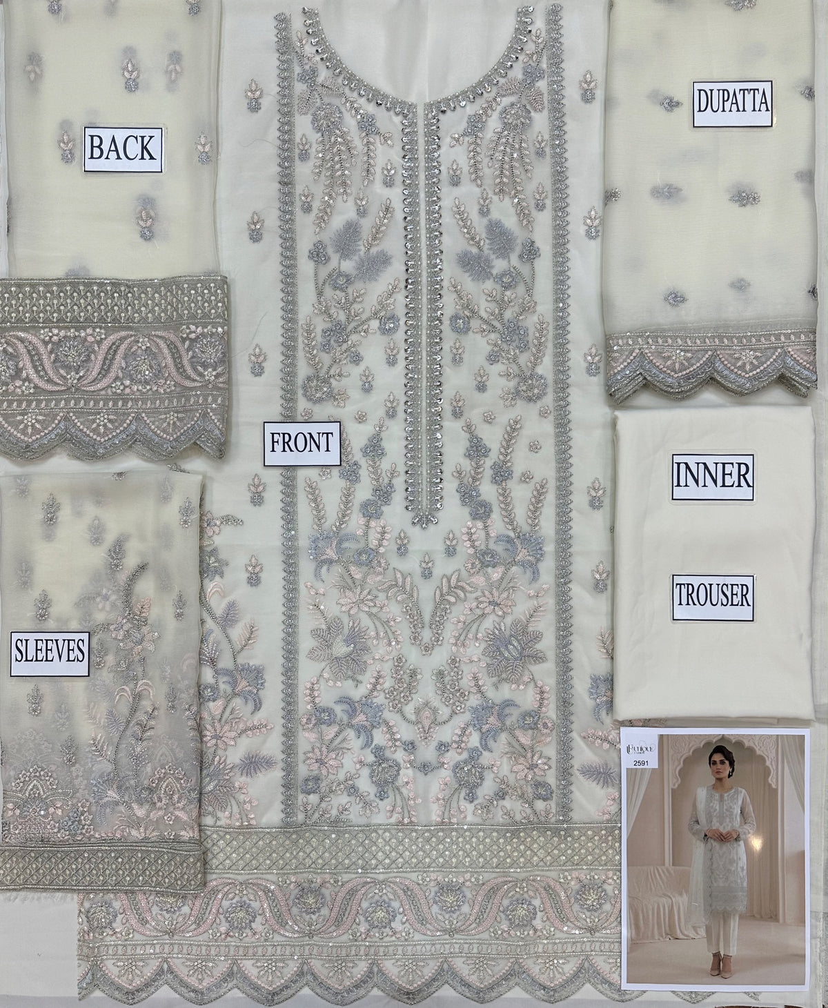 LUXURY EMBROIDERED CHIFFON COLLECTION
