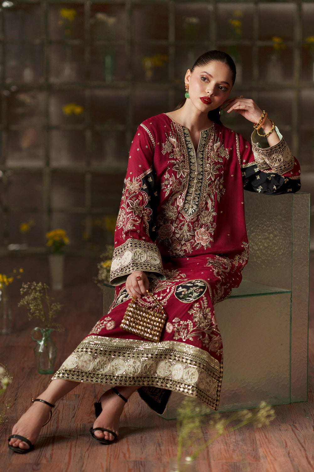 Ethinic Kaftan LUXURY FORMAL RAWSILK COLLECTION