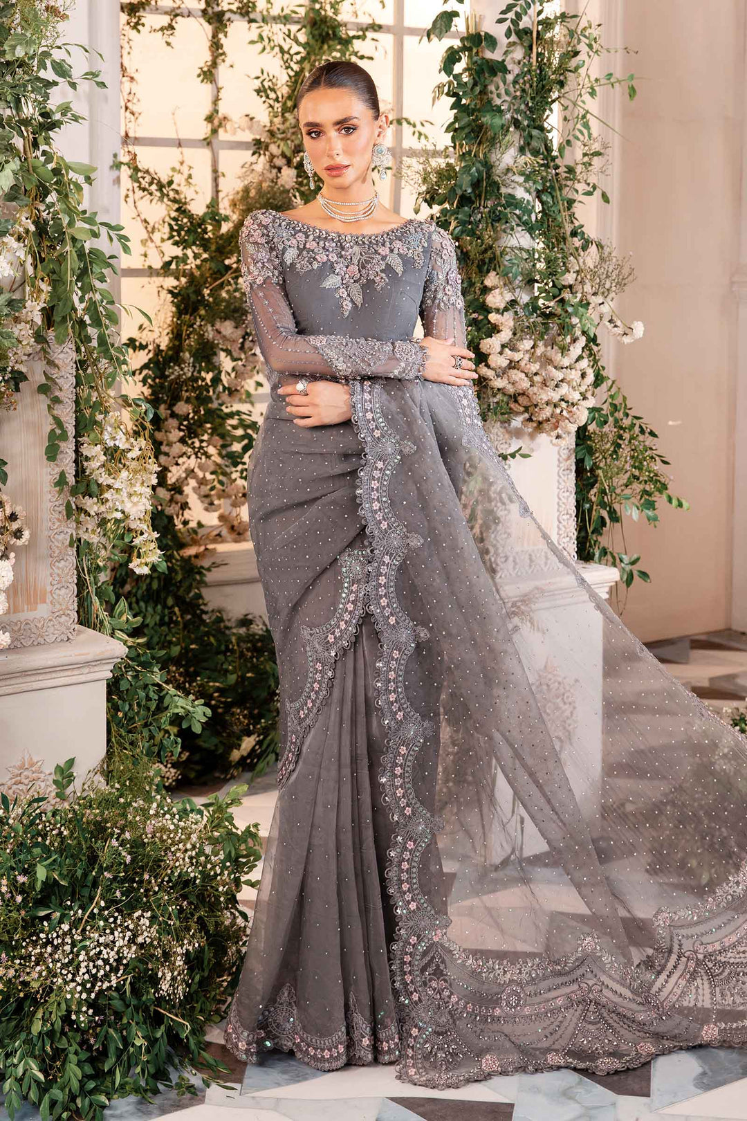 MARIA B SAREE WEDDING COLLECTION 2024