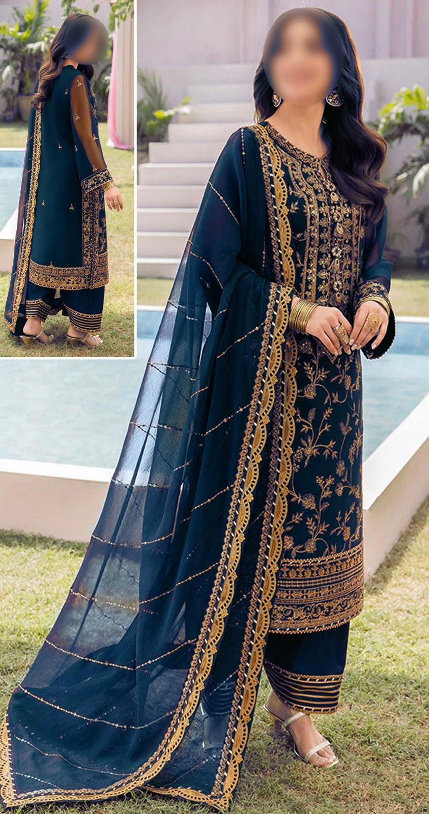 Asim Jofa Chiffon