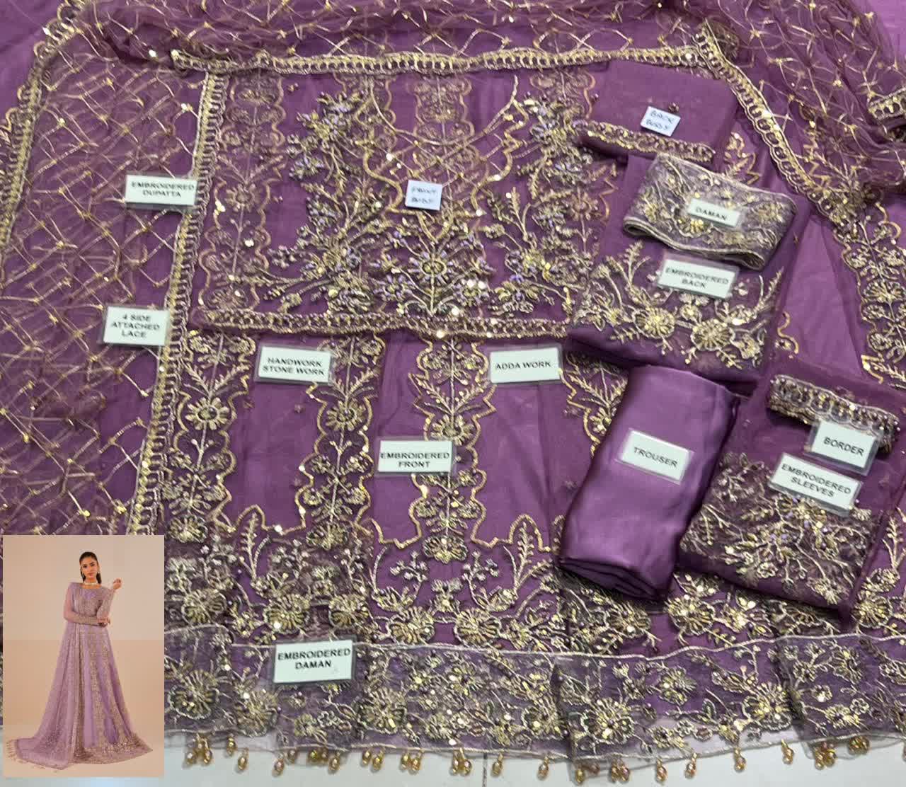 Alizeh BRIDAL MAXY NET & SHALMOZE SILK COLLECTION