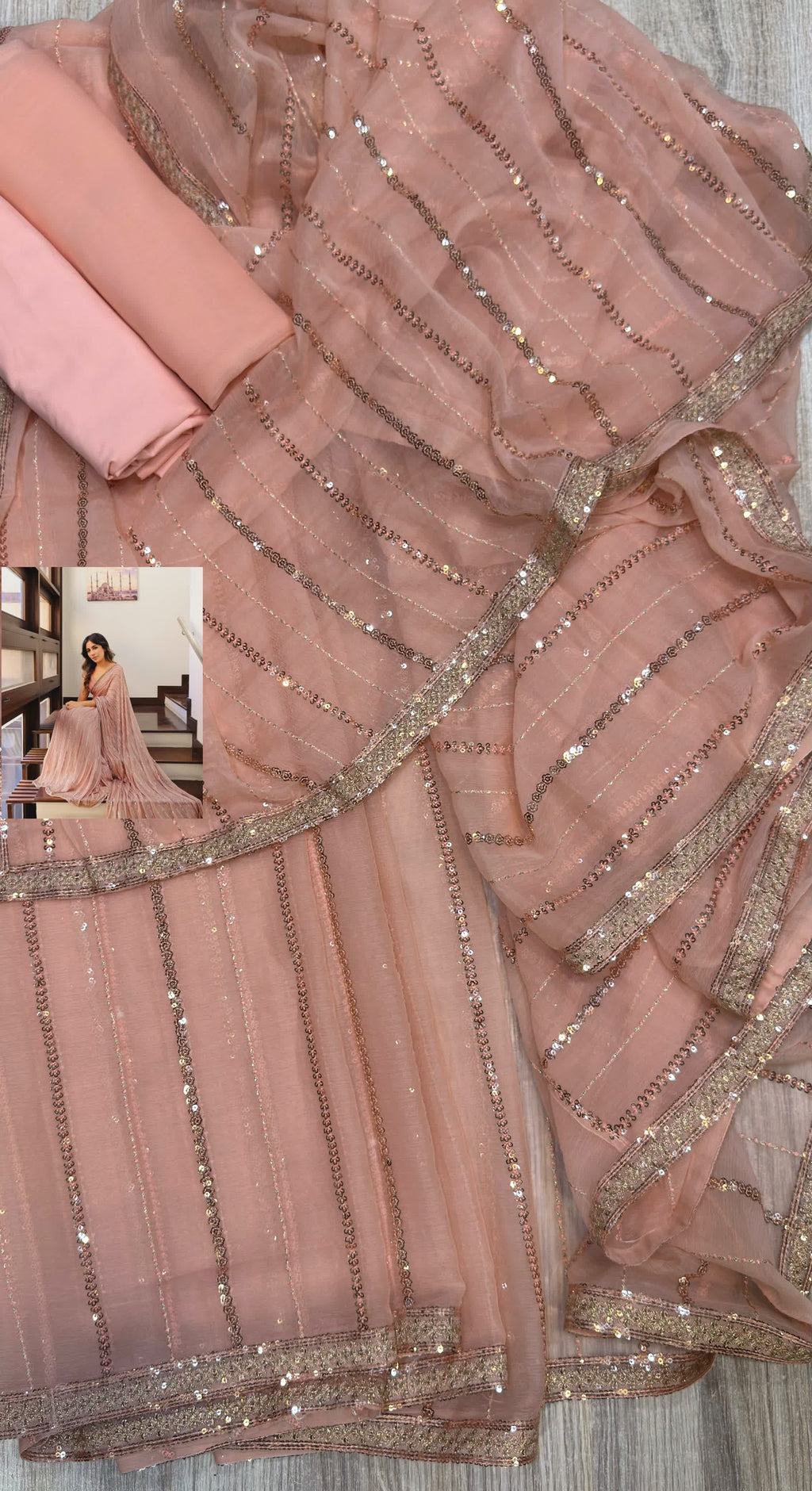 EMBROIDERED CHIFFON SAREE COLLECTION