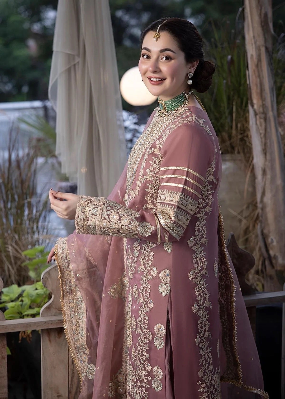 Ali Xeeshan Luxury Wedding Formal Collection- Tea Pink