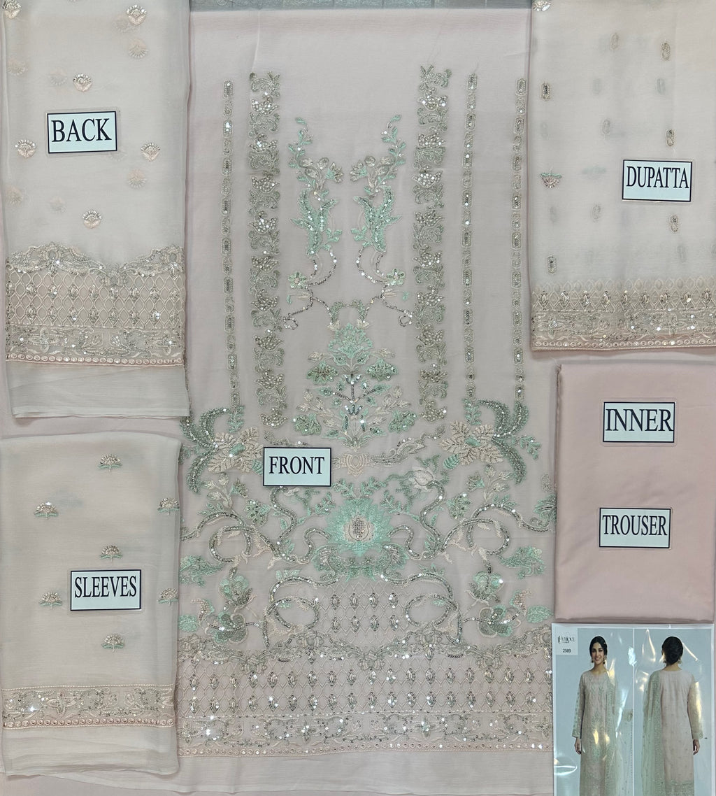 Naqsh LUXURY EMBROIDERED BEMBER CHIFFON COLLECTION