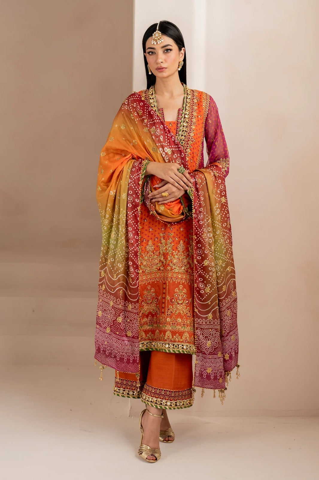 Baroque Luxury Chiffon Formal Wedding Collection – Mehndi Vibes