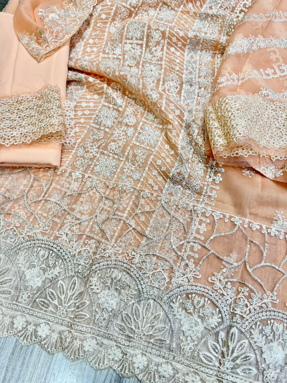 JZ EMBROIDERED CHIFFON COLLECTION