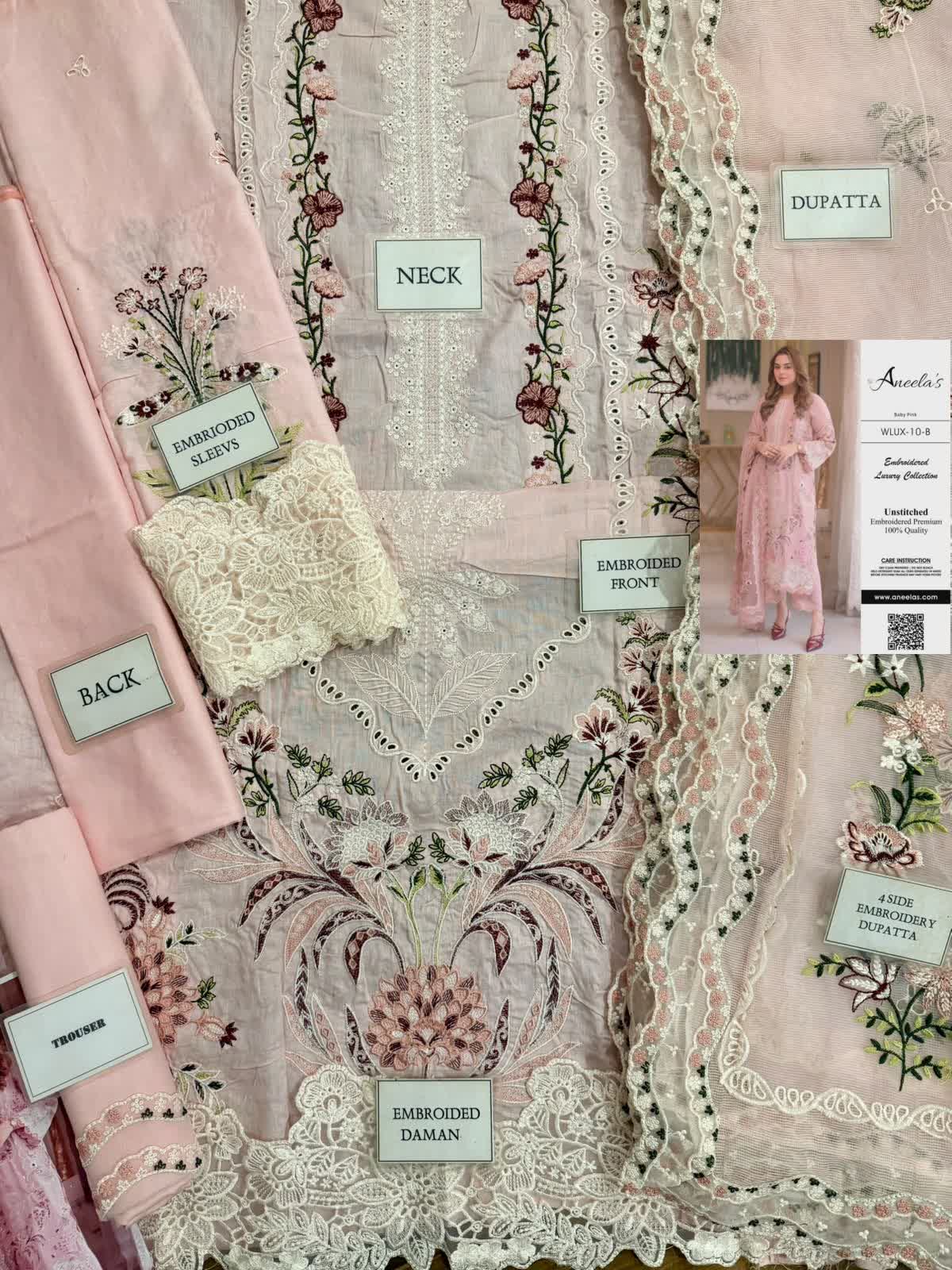 Aneelas LUXURY CHICKEN KARI LAWN COLLECTION
