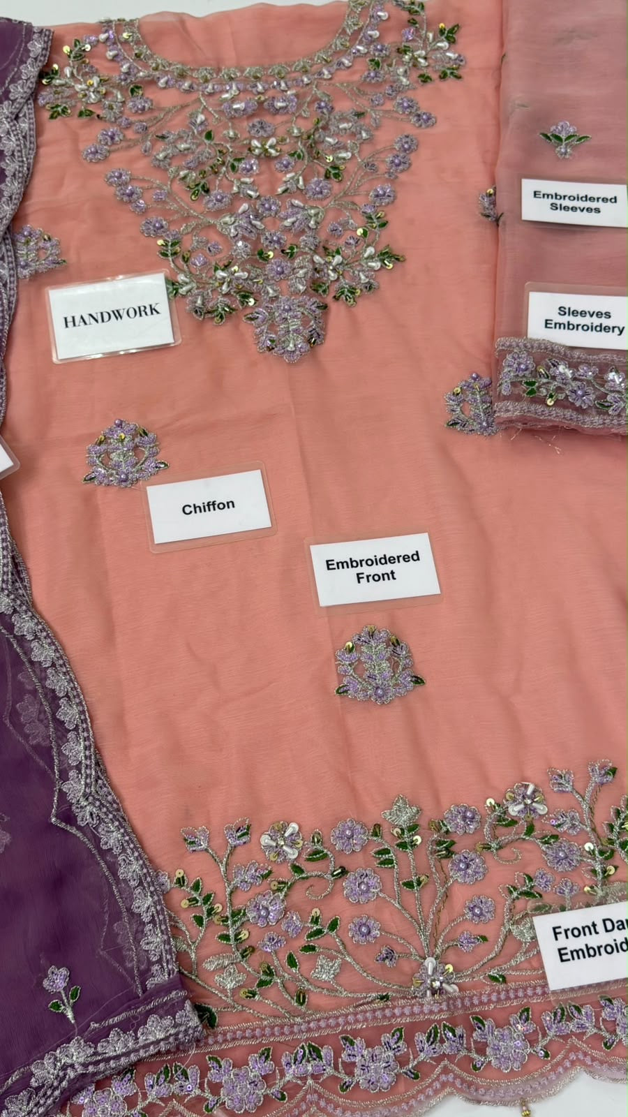 Asim Jofa LUXURY CHIFFON EMBROIDERED COLLECTION
