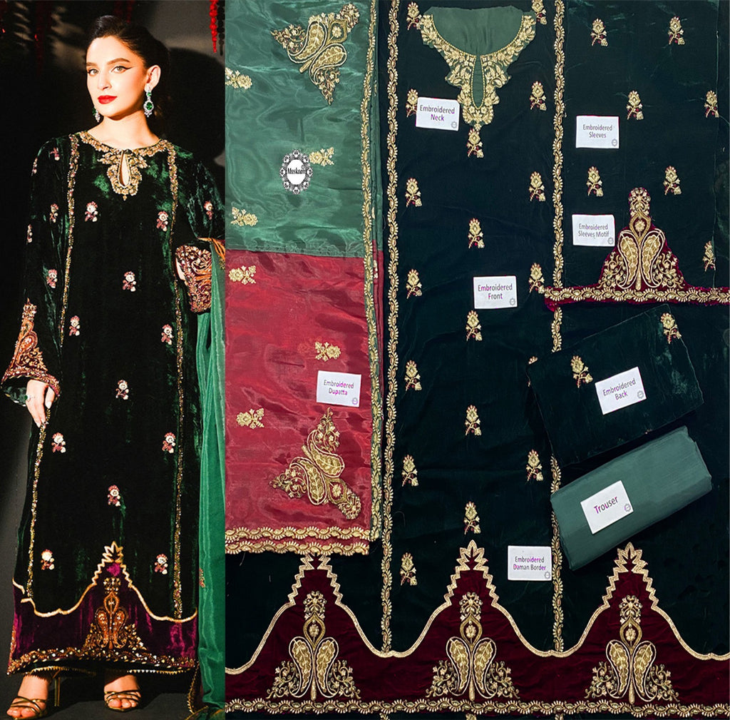 Ansab Jehangir LUXURY FORMAL VELVET WEDDING COLLECTION