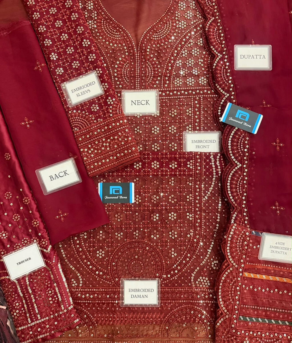Barooque LUXURY EMBROIDERED CHIFFON COLLECTION