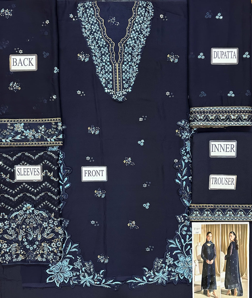 AZURE – LUXURY CHIFFON COLLECTION