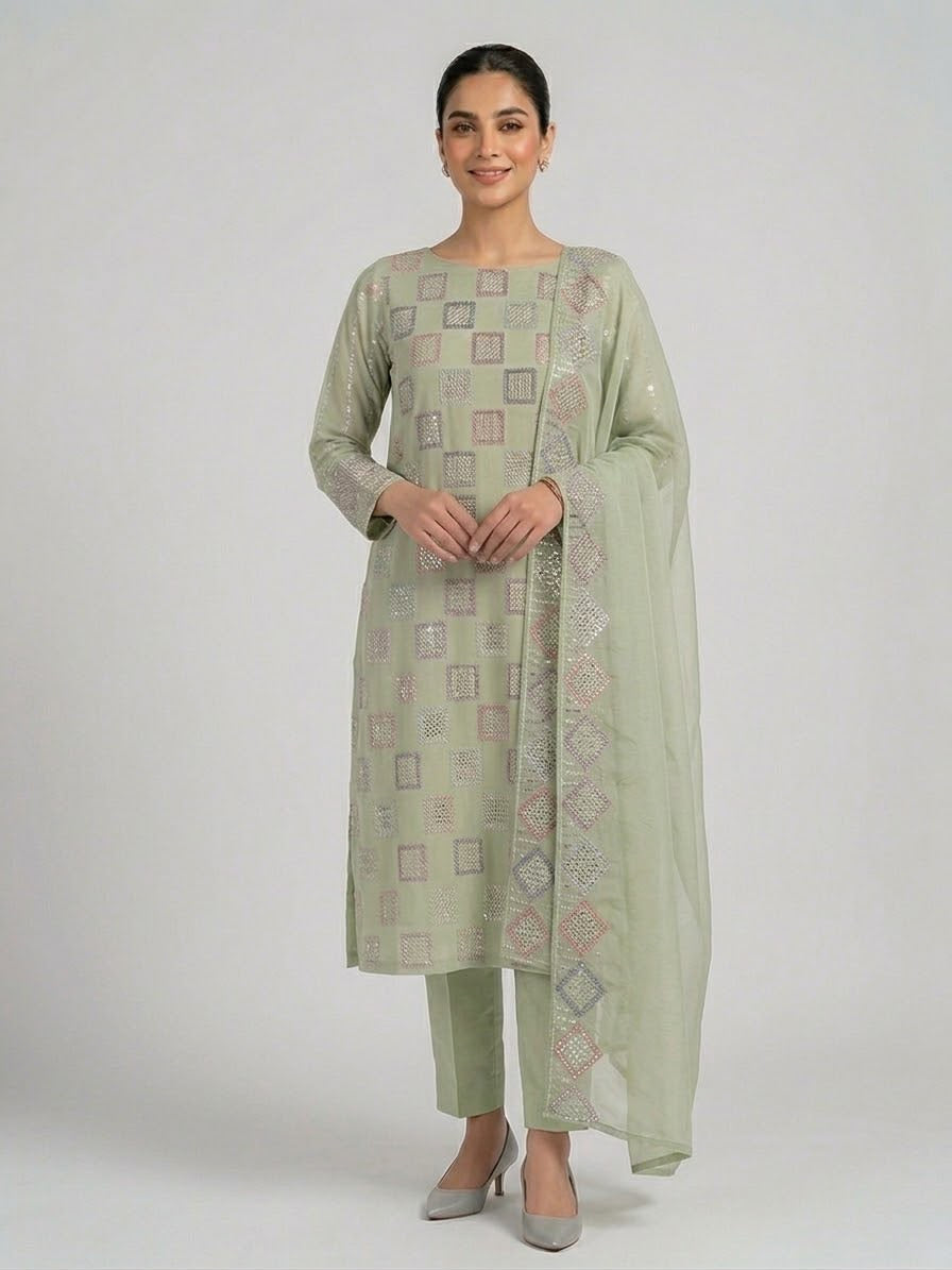 EMBROIDERED BEMBER CHIFFON COLLECTION