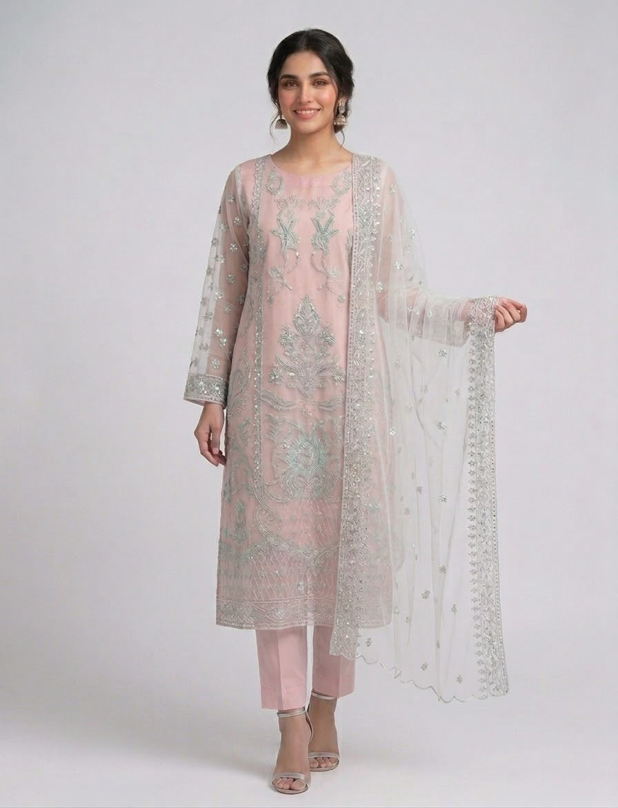 Naqsh LUXURY EMBROIDERED BEMBER CHIFFON COLLECTION