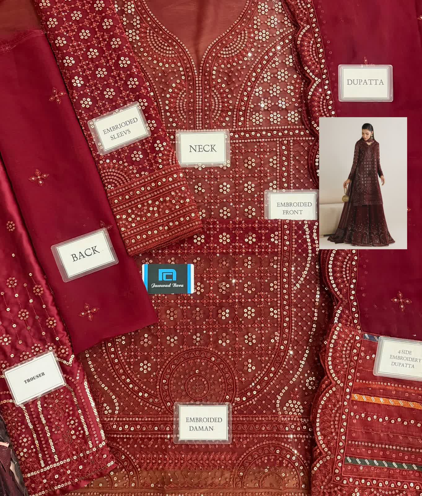 Barooque LUXURY EMBROIDERED CHIFFON COLLECTION