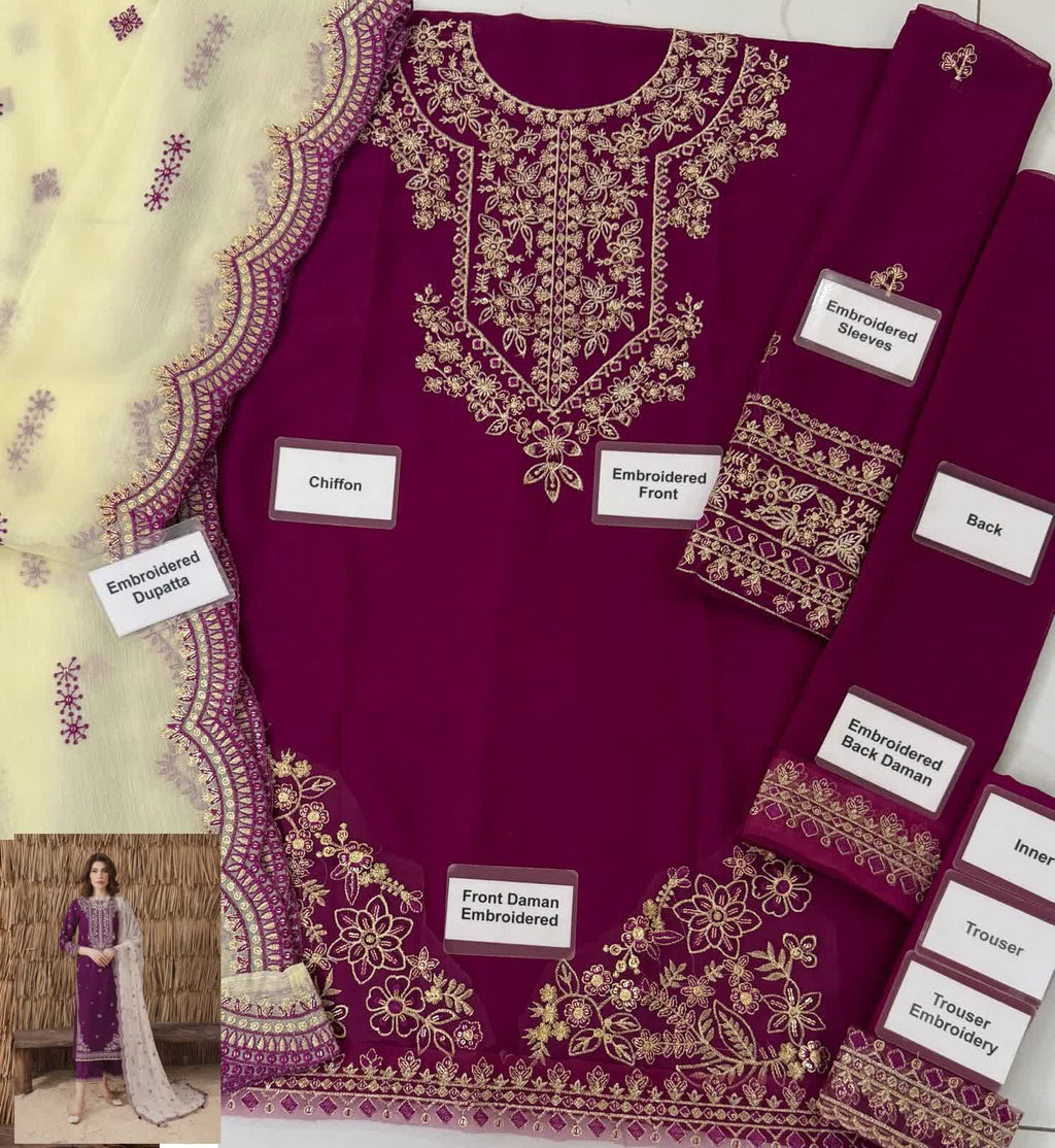 CHARIZMA CHIFFON EMBROIDERY COLLECTION