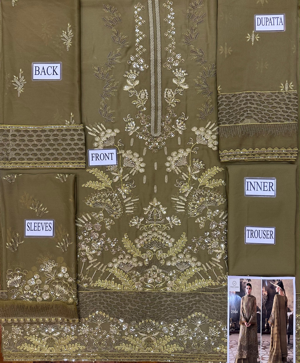Flossie LUXURY EMBROIDERED CHIFFON COLLECTION