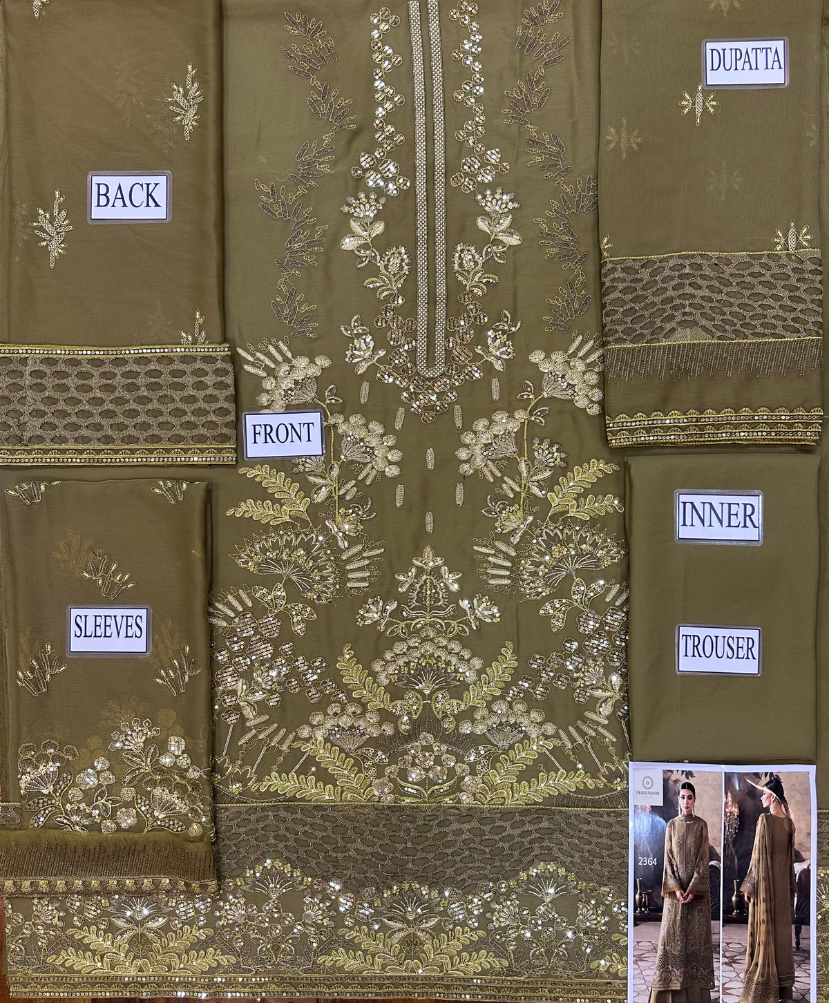 Flossie LUXURY EMBROIDERED CHIFFON COLLECTION