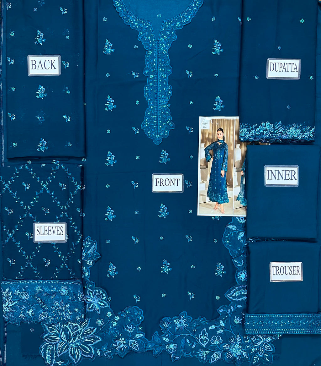 Azure Luxury Chiffon Collection