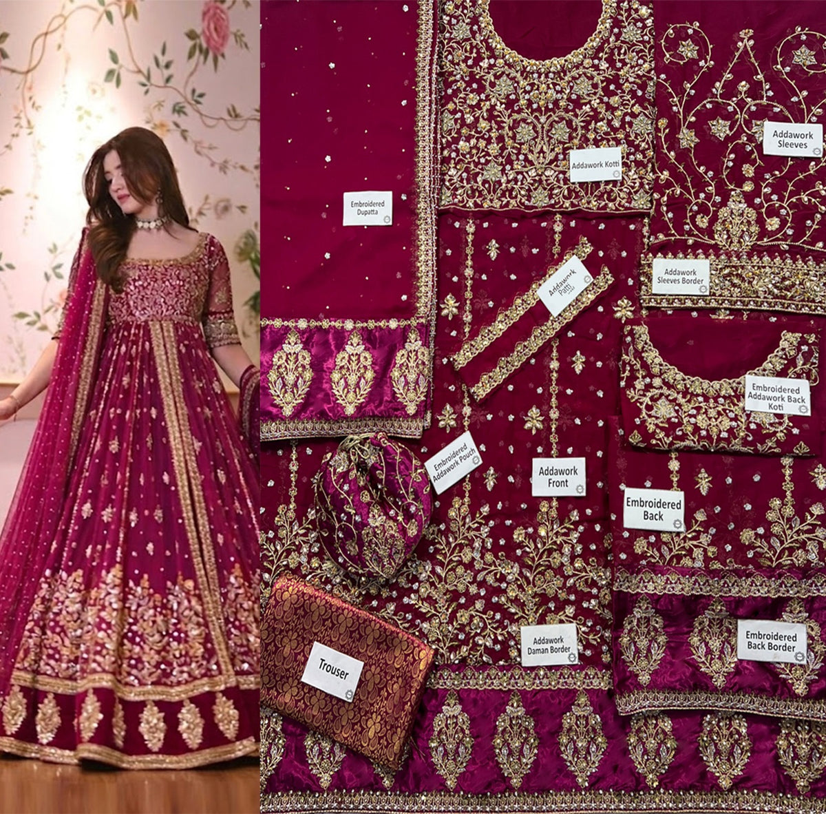 Haris Shakeel BRIDAL FORMAL WEDDING PISHWAS COLLECTION
